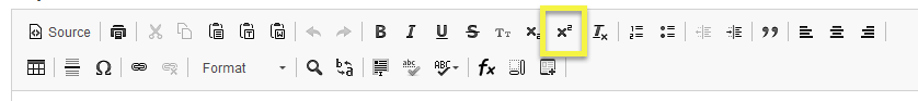 superscript