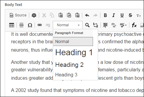 Header Dropdown